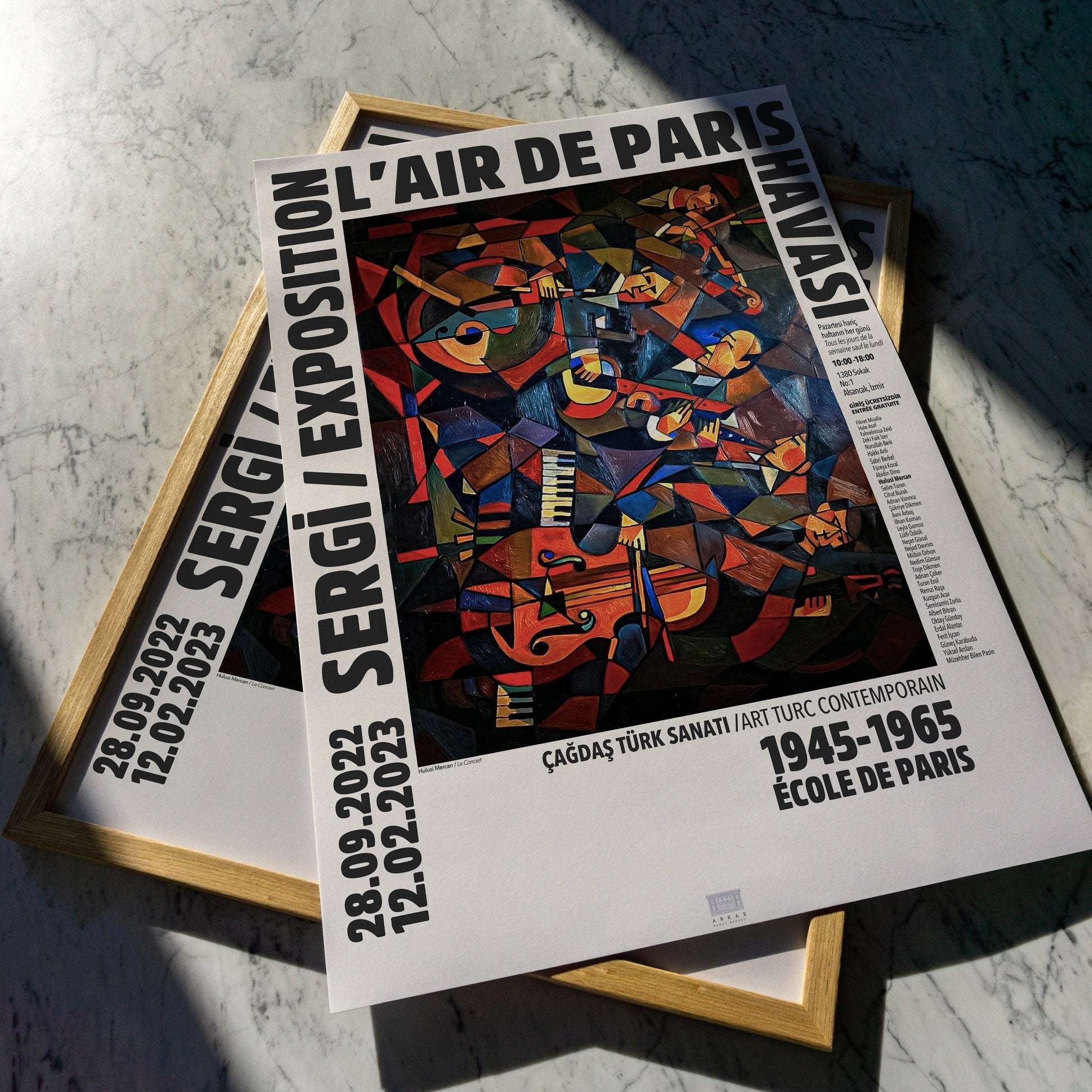 Hulusi Mercan İzmir Sergi Afişi - Le Concert