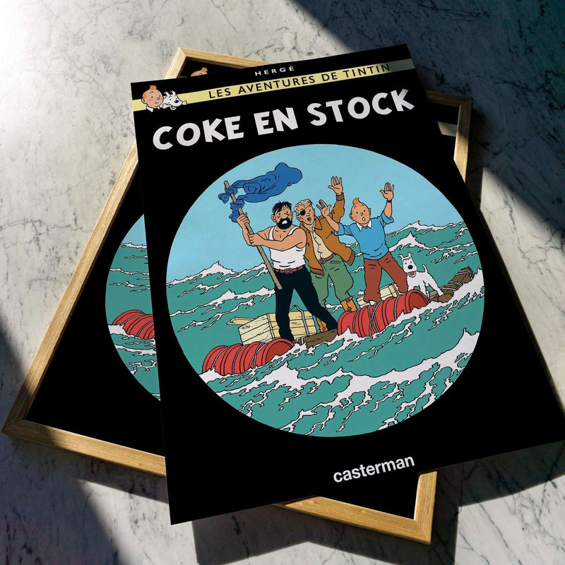 Tintin - Coke en Stock - Tenten Ambardaki Kömür
