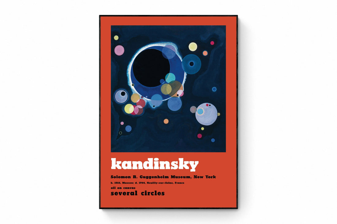 Kandinsky 'Several Circles' Museum Exhibition Poster