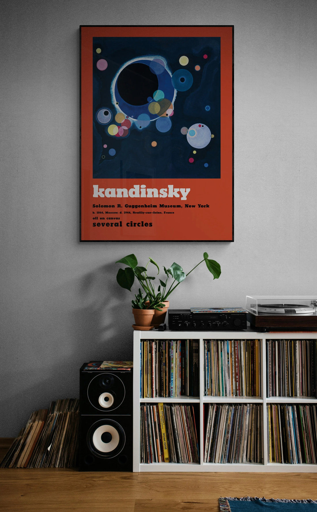Kandinsky 'Several Circles' Museum Exhibition Poster