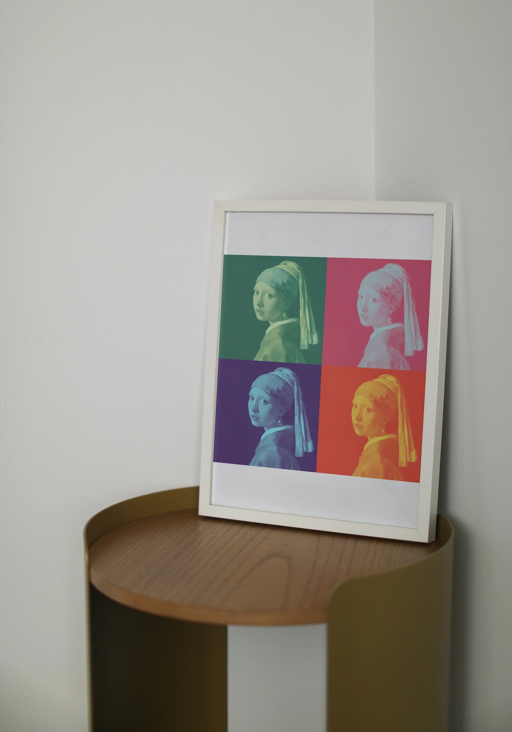 İnci Küpeli Kız Pop Art Baskısı - Vermeer Elmaleh