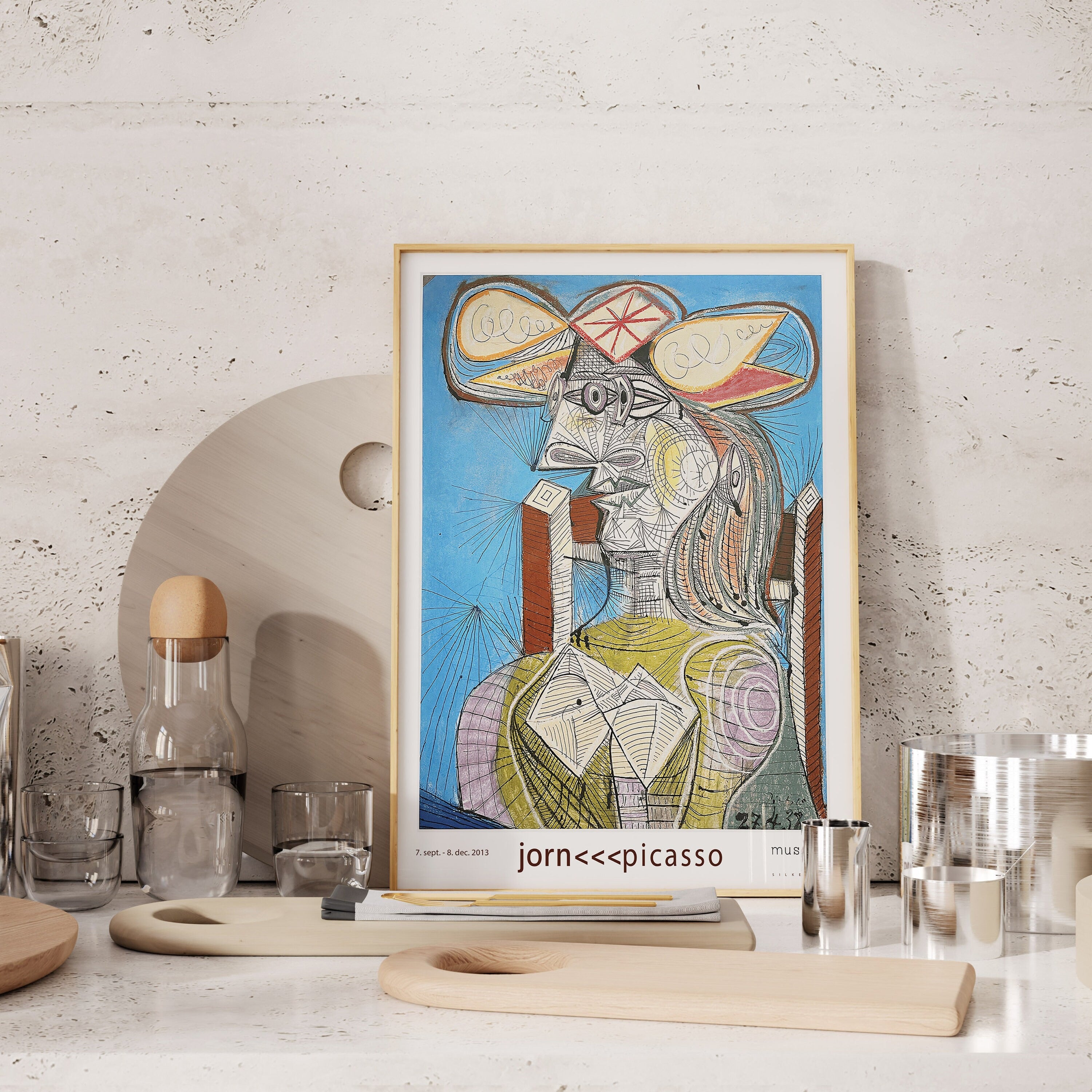 Renkli Maksimalist Duvar Dekorasyonu: Picasso, Matisse, Frida