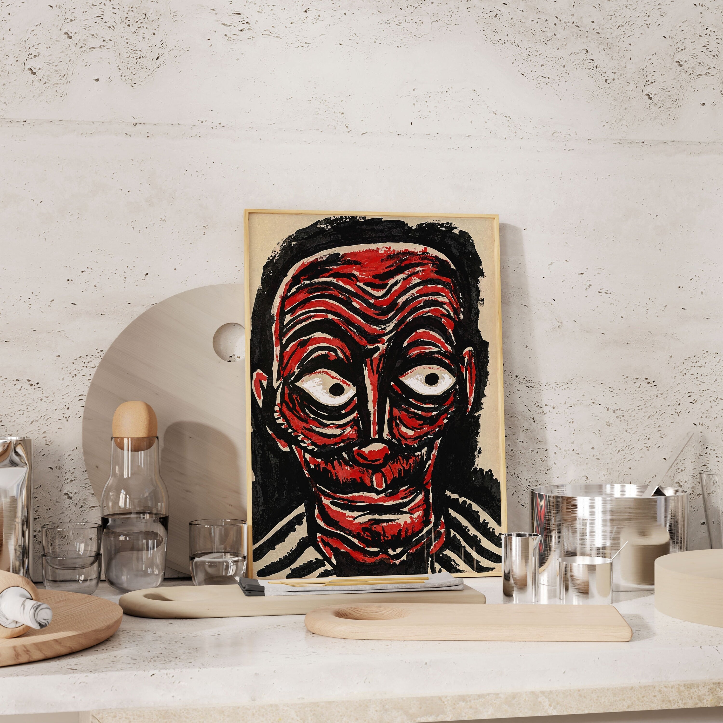 Renkli Maksimalist Duvar Dekorasyonu: Picasso, Matisse, Frida