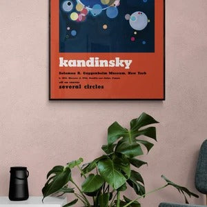 Kandinsky 'Several Circles' Museum Exhibition Poster
