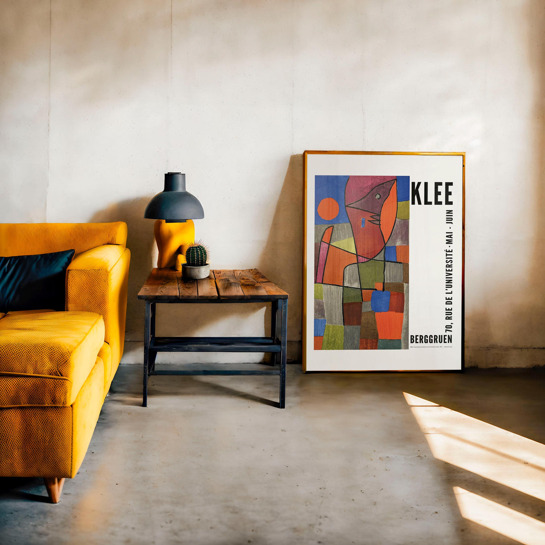Paul Klee Sergi Afişi: Vintage Bauhaus Sanat Baskısı