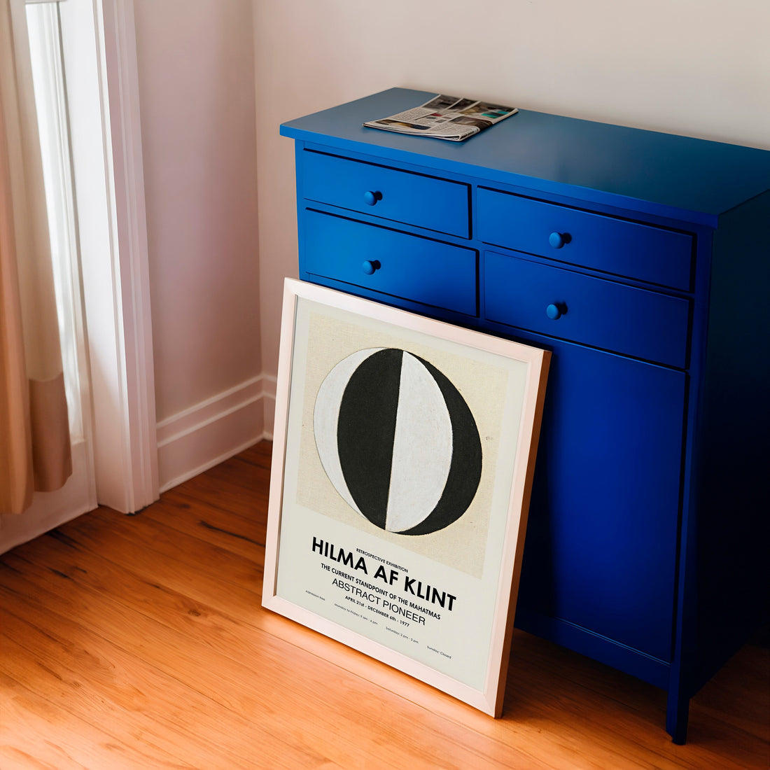 Hilma af Klint - The Current Standpoint - Nadir Bulunan Soyut Sanat Posteri