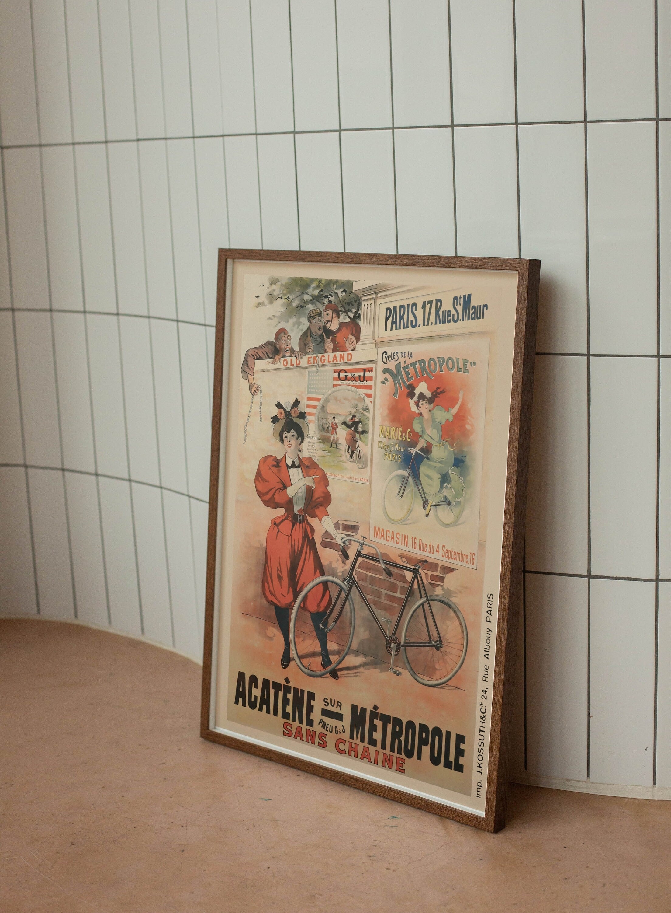 Lucien Baylac Vintage Bisiklet Afişi - 1895