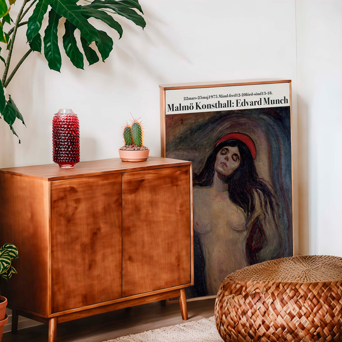 Edvard Munch "Madonna" Sergisi Afişi - Malmö Art Gallery