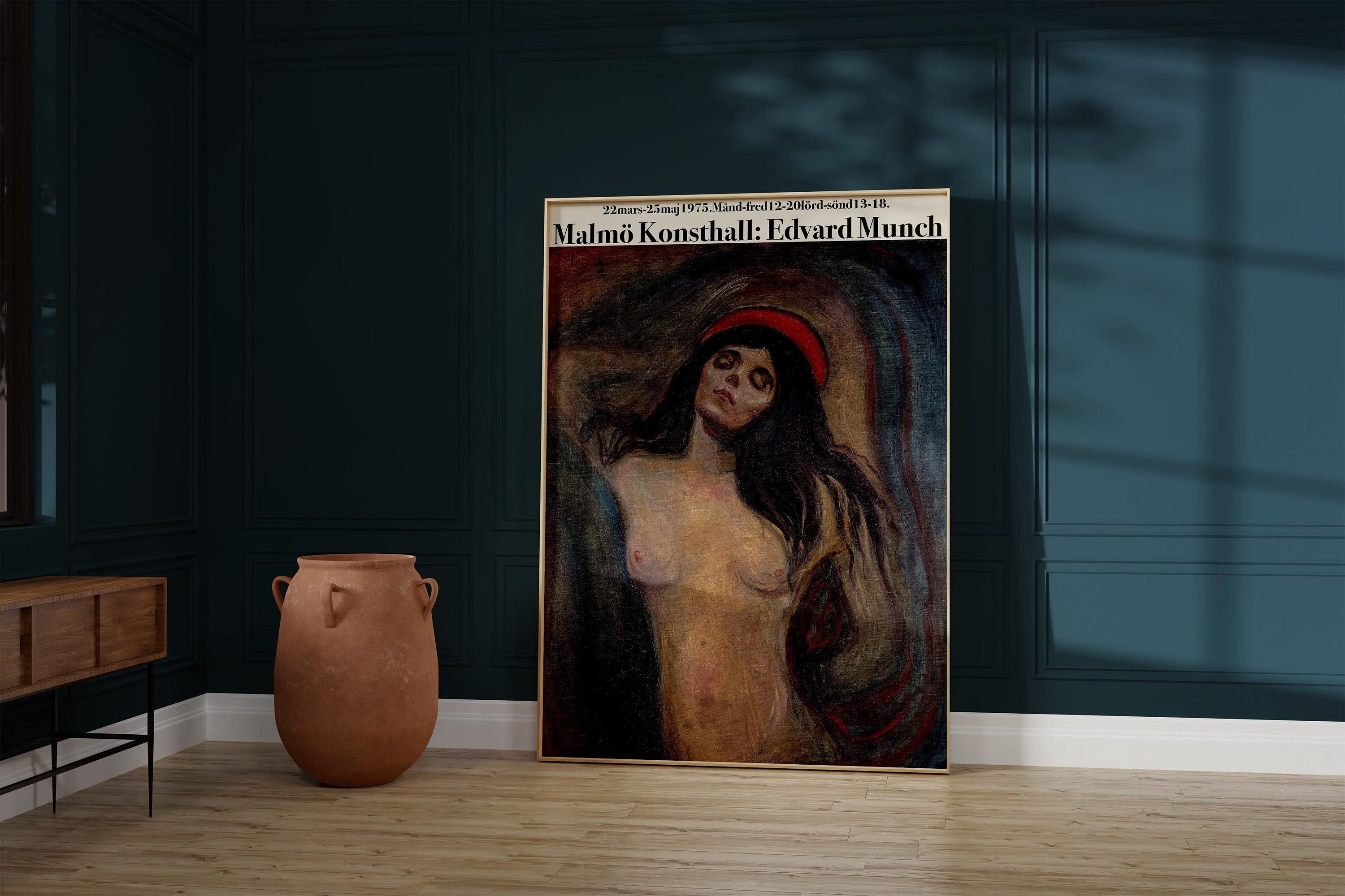 Edvard Munch "Madonna" Sergisi Afişi - Malmö Art Gallery