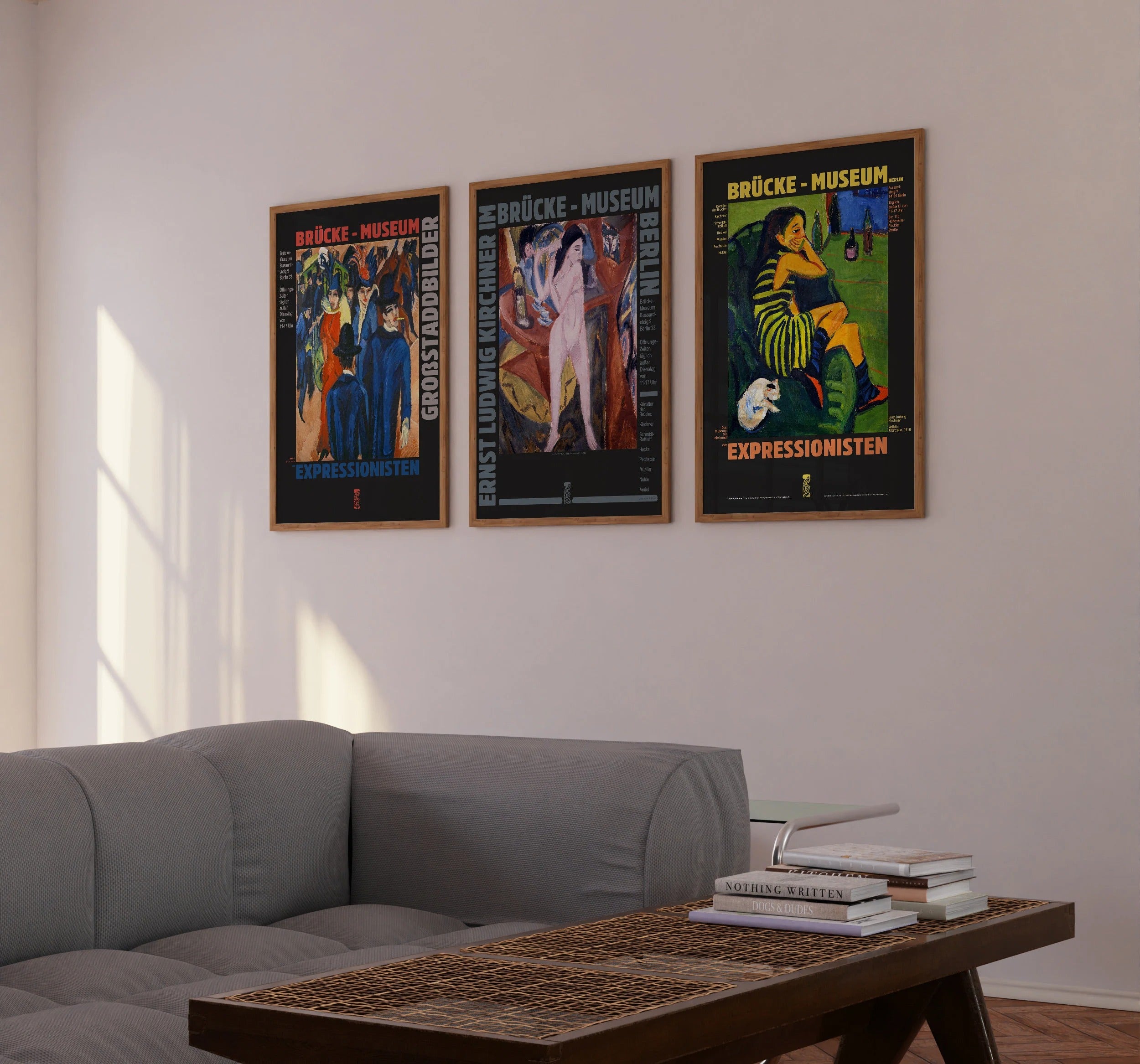 Ernst Kirchner, Berlin Sokak Manzarası Baskı - Brücke Müzesi