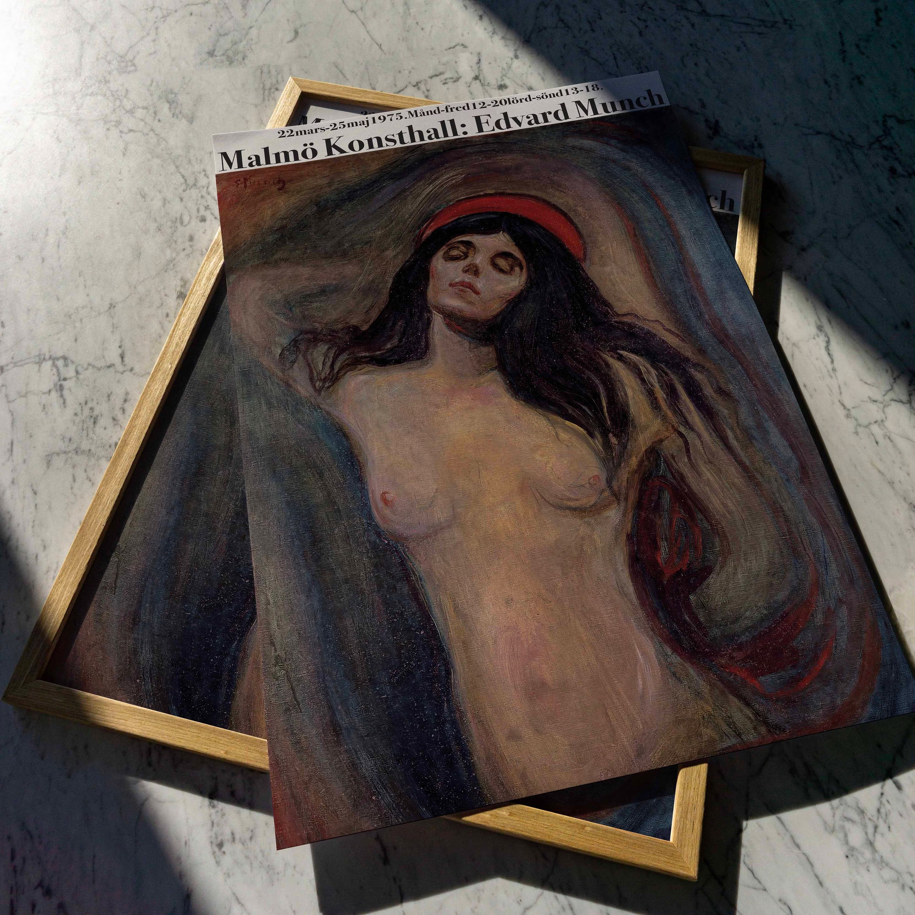 Edvard Munch "Madonna" Sergisi Afişi - Malmö Art Gallery