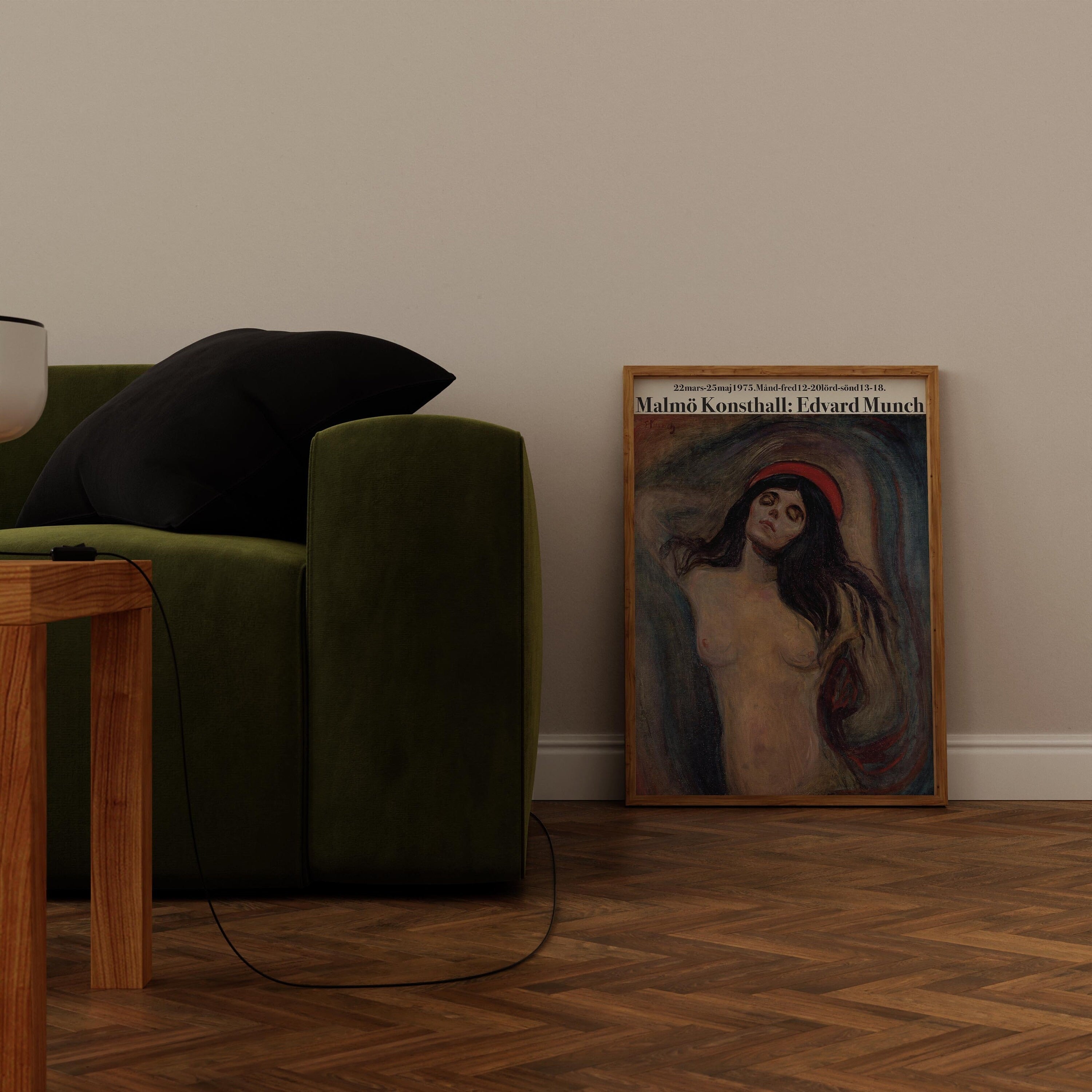 Edvard Munch "Madonna" Sergisi Afişi - Malmö Art Gallery