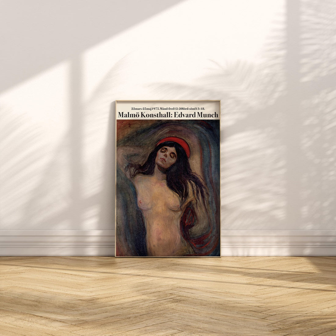 Edvard Munch "Madonna" Sergisi Afişi - Malmö Art Gallery