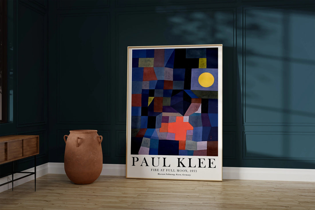 Paul Klee Sergi Afişi: Fire in Full Moon, 1933
