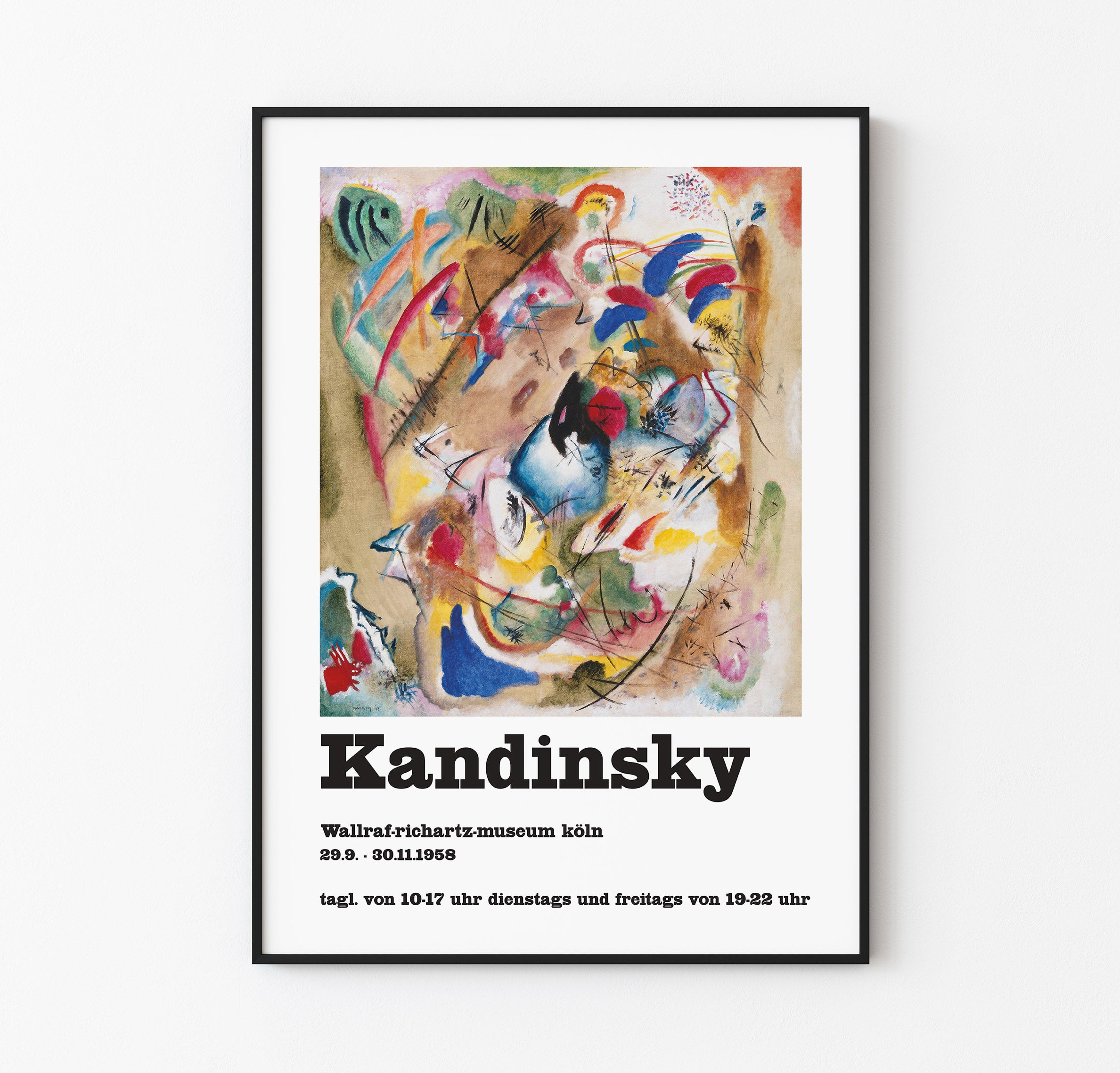Renkli Modern Sanat Poster Seti – Mid-Century ve İskandinav Tarzı Duvar Dekoru
