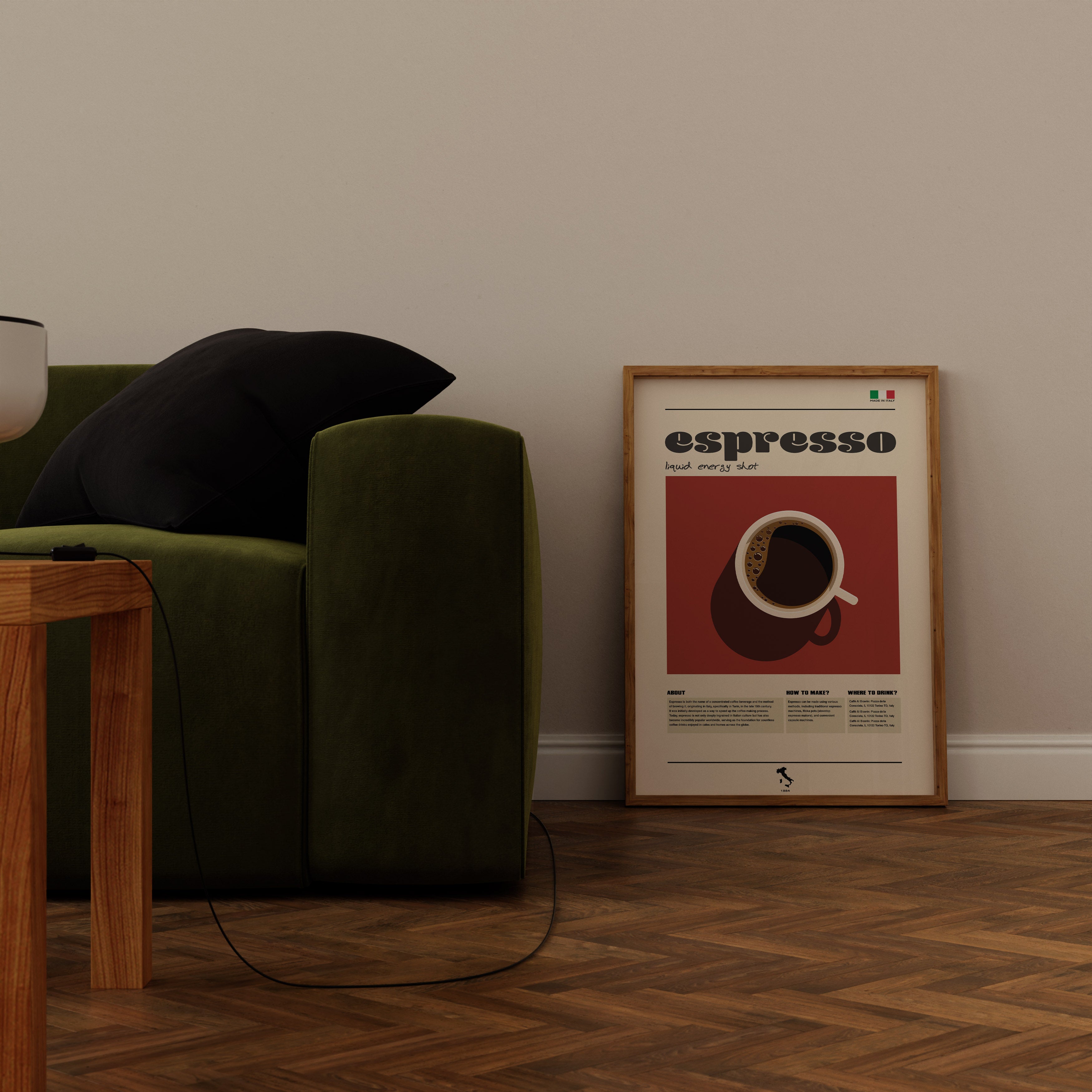 Espresso Posteri - Liquid Energy Shot