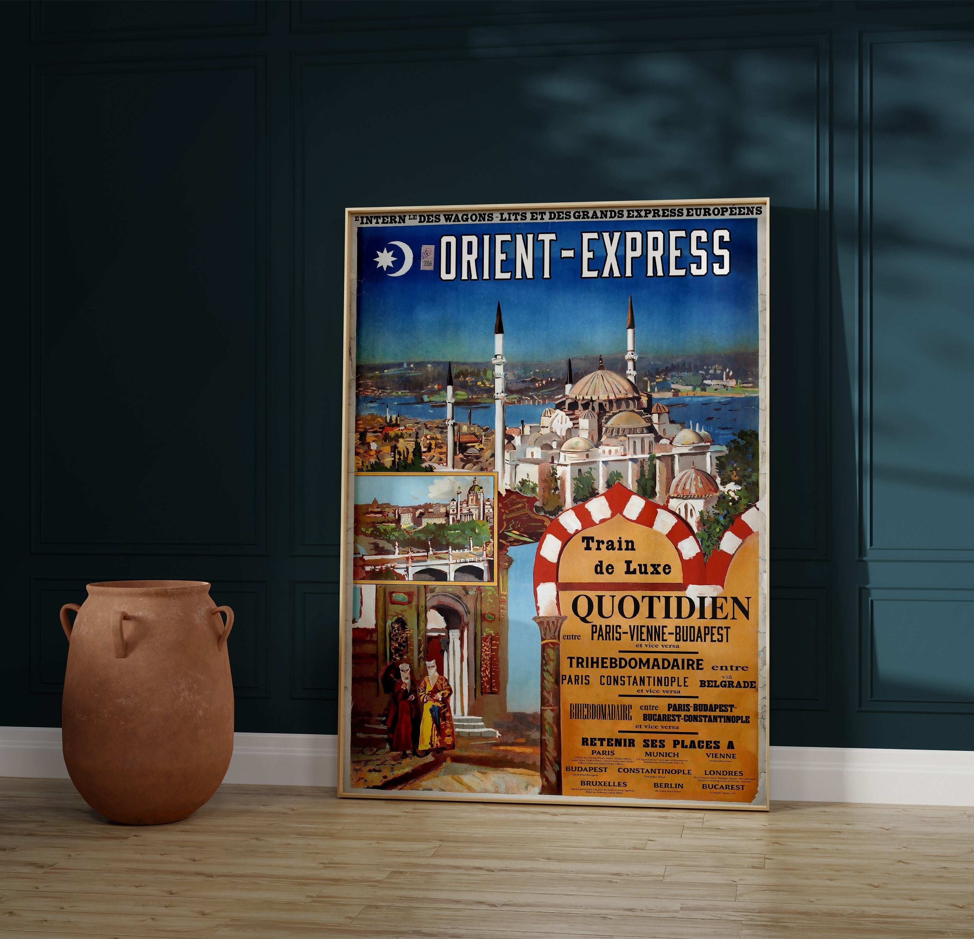 İstanbul Orient Express Afiş - Train de Luxe