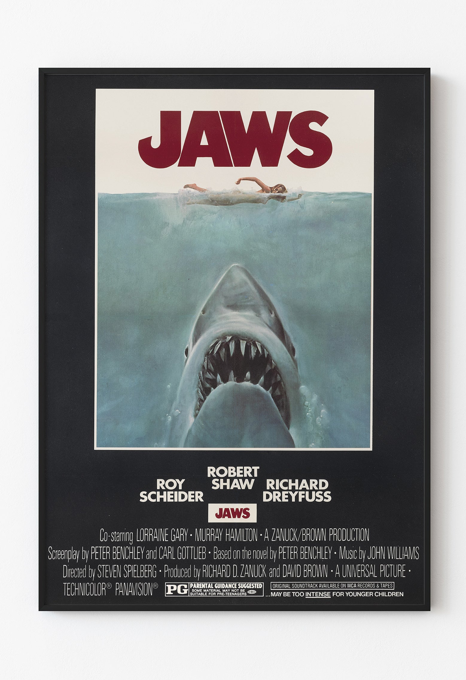 Okyanusun Altındaki Korku – Jaws Retro Film Posteri | İkonik