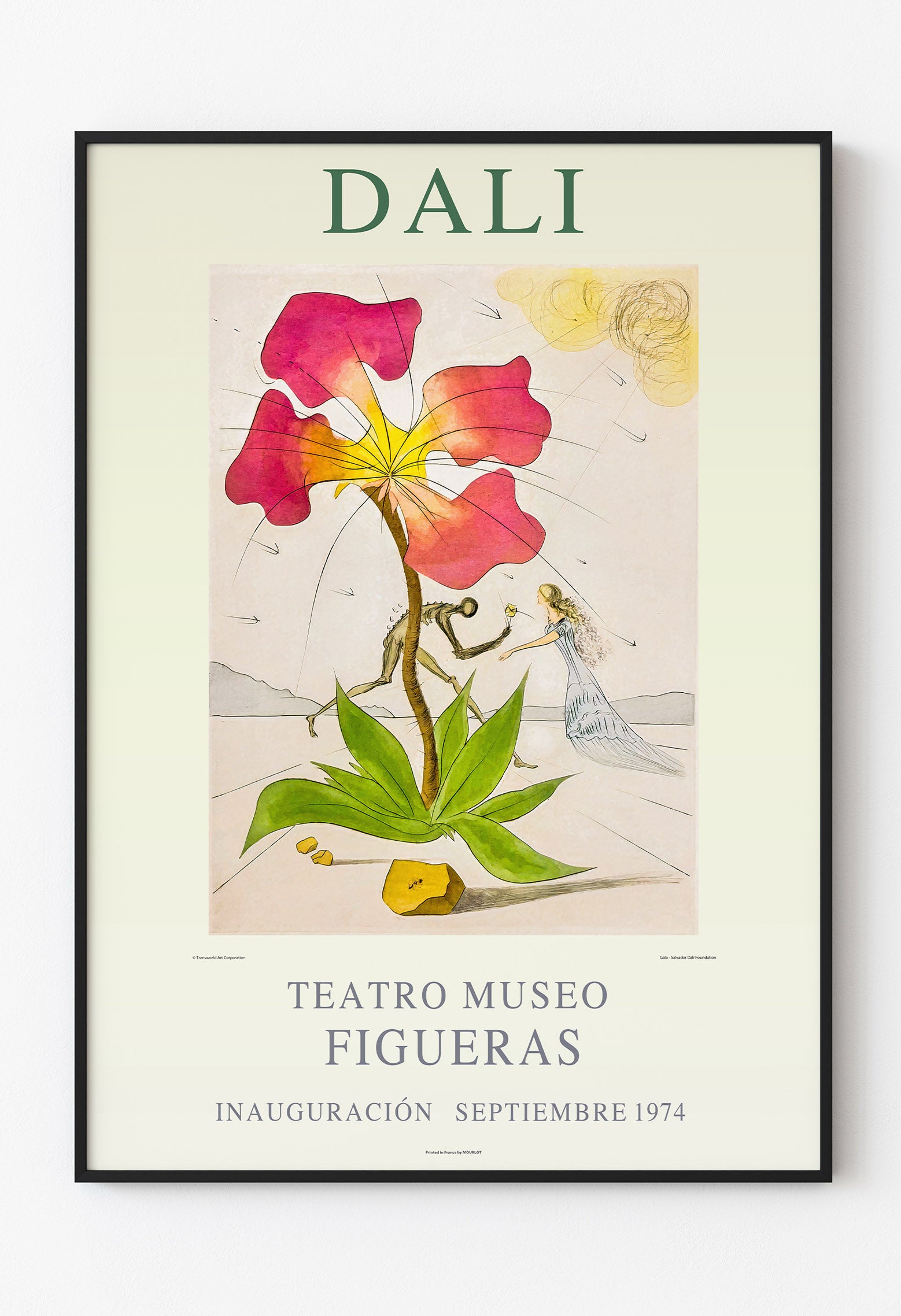 Salvador Dalí Teatro Museo Figueras Poster – 1974 Açılış Koleksiyon Serisi