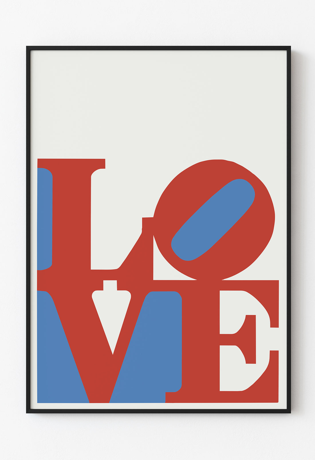 LOVE Pop Art İkonografisi: Modern Salon Posteri