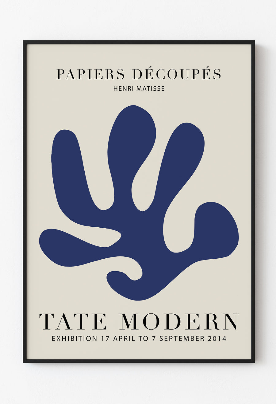 Henri Matisse "Papiers Découpés" Poster - Tate Modern Sergi Afişi (2014)