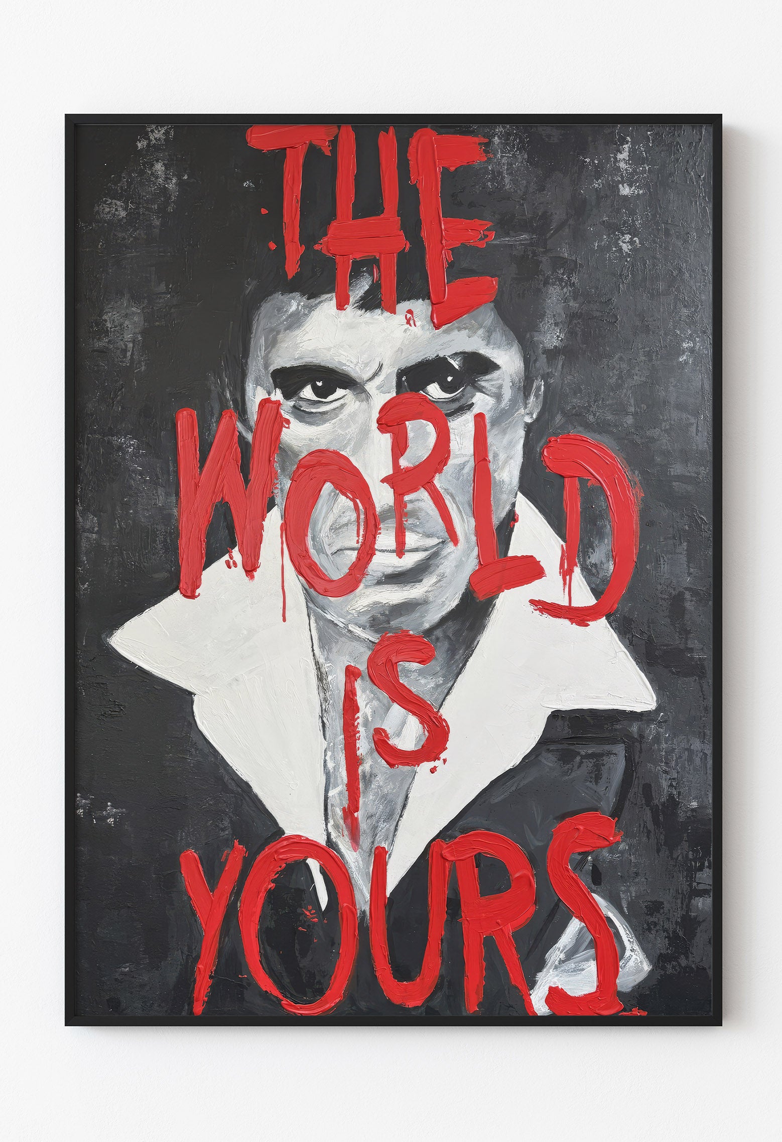 Al Pacino "Scarface" Akrilik Dokulu Pop-Art Poster - Tony Montana
