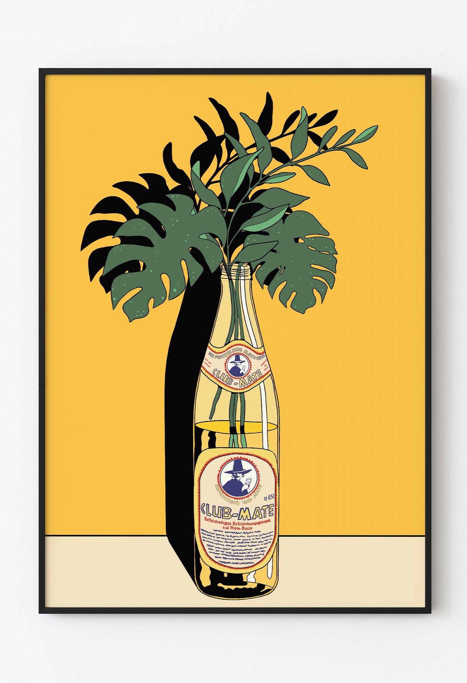 Club Mate Modern Minimalizm: Mate ve Monstera
