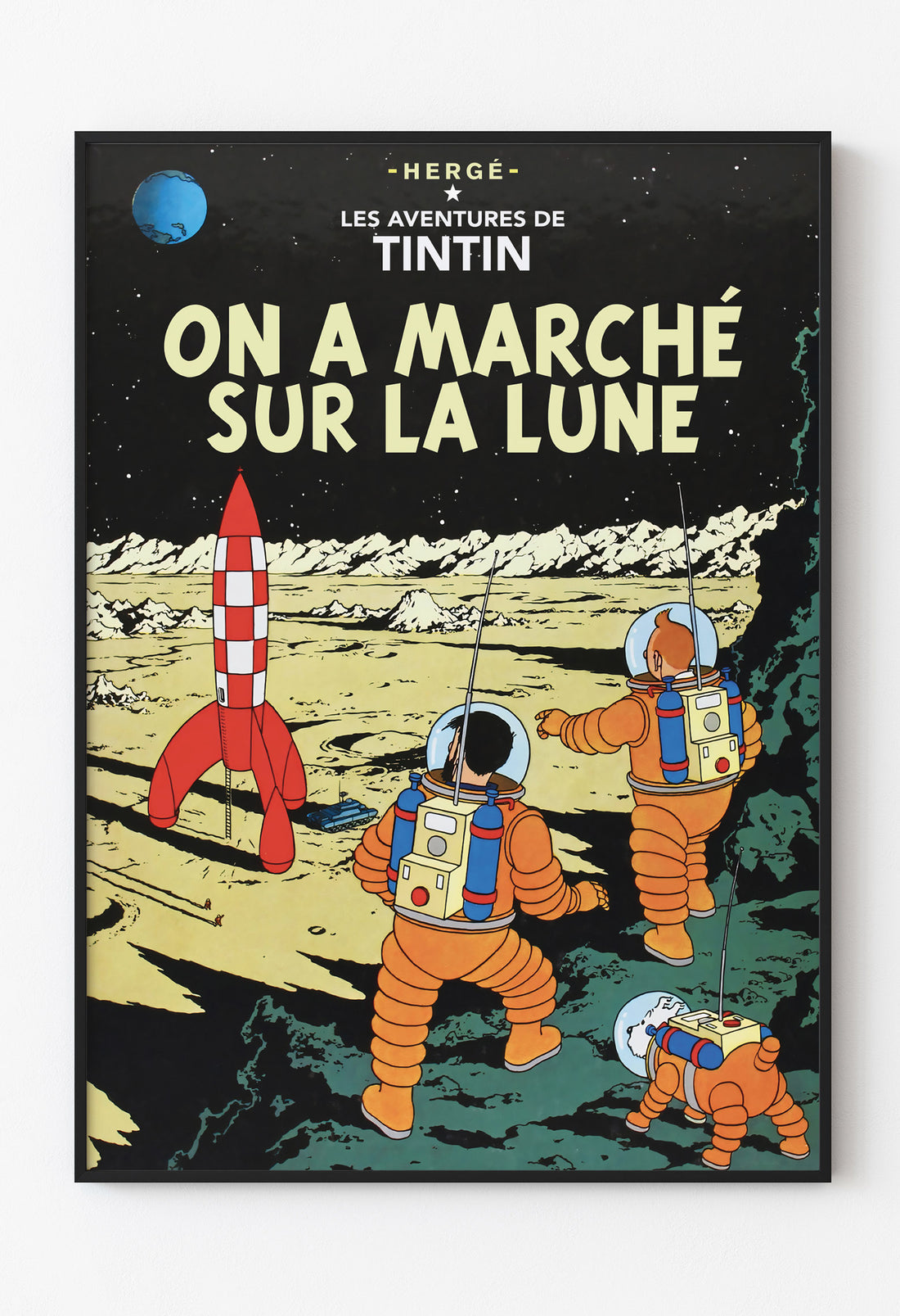 Tintin - On a Marché Sur La Lune - Tenten - Ay'a Ayak Basıldı