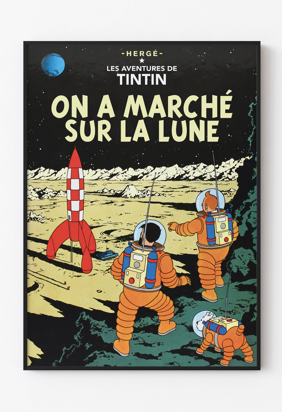 Tintin - On a Marché Sur La Lune - Tenten - Ay'a Ayak Basıldı
